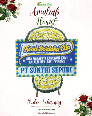 Papan Bunga Duka di Layana Indah